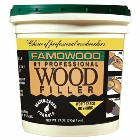 FAMOWOOD Water Based Wood Filler Birch 1 Pint 22106